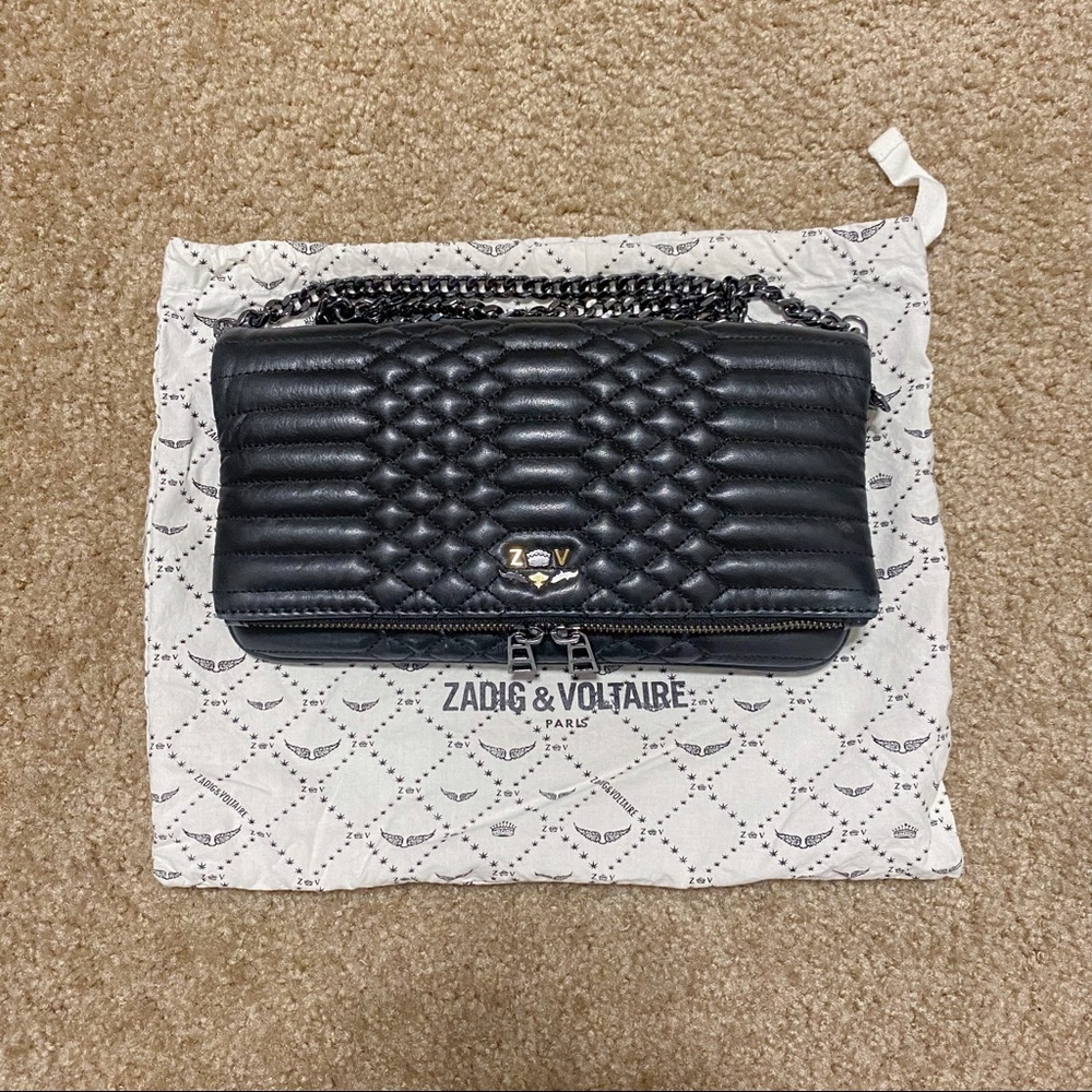 Zadig & Voltaire Rock Matte Clutch Bag
